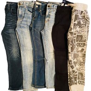 Boys size 7 skinny jeans and pants lot